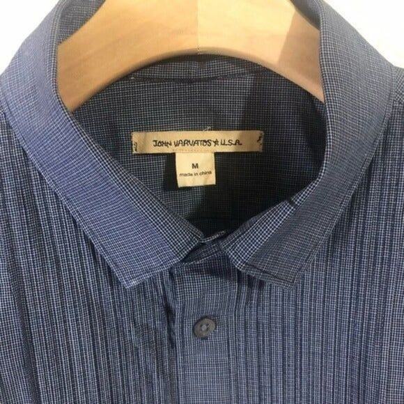 John Varvatos blue dress‎ shirt medium - Picture 3 of 7